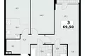 Wohnung 3 Zimmer 70 m² Nördlicher Verwaltungsbezirk, Russland