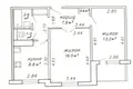Квартира 2 комнаты 51 м² Минск, Беларусь