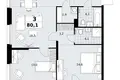 Mieszkanie 3 pokoi 80 m² Kommunarka, Rosja