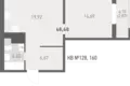 Mieszkanie 2 pokoi 48 m² Kopisca, Białoruś