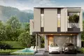 Complexe résidentiel New complex of villas with swimming pools and green areas close to bang Tao Beach, Phuket, Thailand