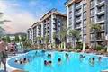 Жилой комплекс Новая резиденция с бассейном и аквапарком рядом с пляжем и полями для гольфа, Анталья, Турция