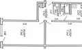 Apartamento 2 habitaciones 51 m² Minsk, Bielorrusia