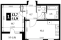 Appartement 1 chambre 43 m² Leninsky District, Russie