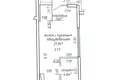 1 room apartment 29 m² Minsk, Belarus