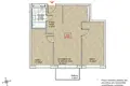 2 bedroom apartment 64 m² Riga, Latvia