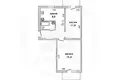 Wohnung 2 zimmer 47 m² Muchaviecki sielski Saviet, Belarus