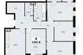 4 room apartment 101 m² South-Western Administrative Okrug, Russia