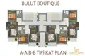 Appartement 2 chambres 44 m² Mezitli, Turquie