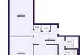 3 room apartment 66 m² Minsk, Belarus