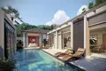 Complejo residencial Complex of villa with swimming pools and gardens close to Nai Yang Beach and the airport, Phuket, thailand