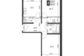 Квартира 2 комнаты 66 м² район Некрасовка, Россия