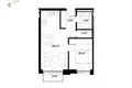 1 bedroom apartment 42 m² Riga, Latvia