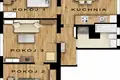 Квартира 3 комнаты 64 м² в Вроцлав, Польша