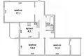 Wohnung 3 zimmer 67 m² Muchaviecki sielski Saviet, Belarus