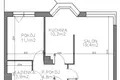 Квартира 2 комнаты 49 м² Варшава, Польша