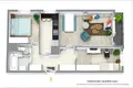 Apartamento 3 habitaciones 57 m² Varsovia, Polonia