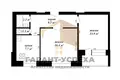 Квартира 2 комнаты 52 м² Мухавецкий сельский Совет, Беларусь