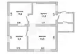 3 room apartment 57 m² Vysokaye, Belarus