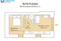 2 room apartment 23 m² Vilnius, Lithuania