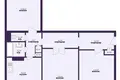 Appartement 3 chambres 71 m² Minsk, Bélarus