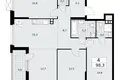 4 room apartment 98 m² Moscow, Russia