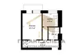 1 room apartment 28 m² Brest, Belarus