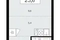 Квартира 1 комната 24 м² поселение Сосенское, Россия