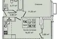 Wohnung 39 m² Nischni Nowgorod, Russland