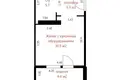 Wohnung 1 zimmer 31 m² Kopishche, Belarus