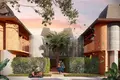 Wohnkomplex Complex of apartments and townhouses with swimming pools and green landscape, Ubud, Bali, Indonesia