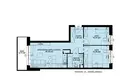 Appartement 3 chambres 55 m² Poznan, Pologne