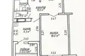 Mieszkanie 1 pokój 43 m² Mińsk, Białoruś