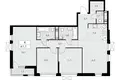 4 room apartment 88 m² Moscow, Russia