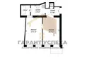 Mieszkanie 2 pokoi 44 m² Brześć, Białoruś