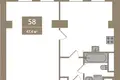 Wohnung 1 zimmer 47 m² Sankt Petersburg, Russland