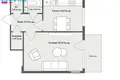 Apartamento 1 habitación 37 m² Kaunas, Lituania