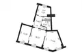 Mieszkanie 3 pokoi 76 m² Mińsk, Białoruś