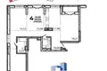 2 room apartment 73 m² Minsk, Belarus