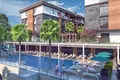 Жилой комплекс Высококачественная резиденция с бассейнами и зелеными зонами в спокойном районе, в 500 метрах от пляжа, Стамбул, Турция