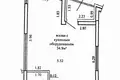 Квартира 2 комнаты 41 м² Минск, Беларусь