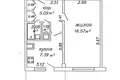 Apartamento 1 habitación 34 m² Minsk, Belarús