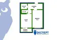 1 room apartment 49 m² Minsk, Belarus