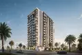 Complejo residencial New A99 Residence with a swimming pool and a lounge area, Dubai Land, Dubai, UAE