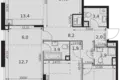 Apartamento 4 habitaciones 99 m² Moscú, Rusia