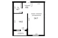 Квартира 2 комнаты 51 м² Минск, Беларусь