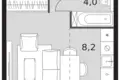 Kawalerka 1 pokój 32 m² North-Western Administrative Okrug, Rosja