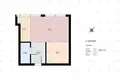 Wohnung 1 zimmer 30 m² Warschau, Polen