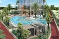 Kompleks mieszkalny New residence Enqlave by Aqasa with a swimming pool, lounge areas and a conference room, Discovery Gardens, Dubai, UAE