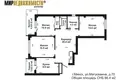 3 room apartment 86 m² Minsk, Belarus